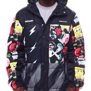 Members Only X SpongeBob SquarePants Mens XL Coat